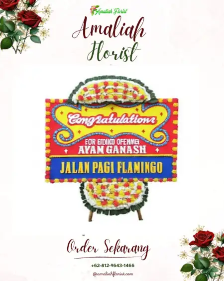 Sewa Papan Bunga Gunung Wetan